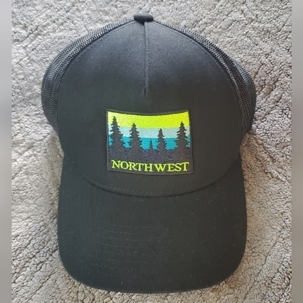 North West Night Sky Retro Trucker Hat